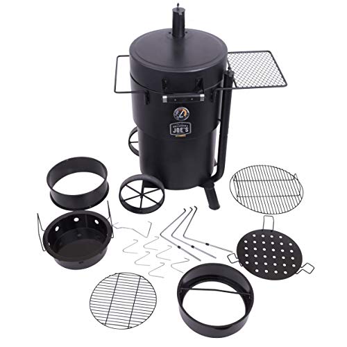 Oklahoma Joe's 19202089 Barrel Drum Smoker, Black