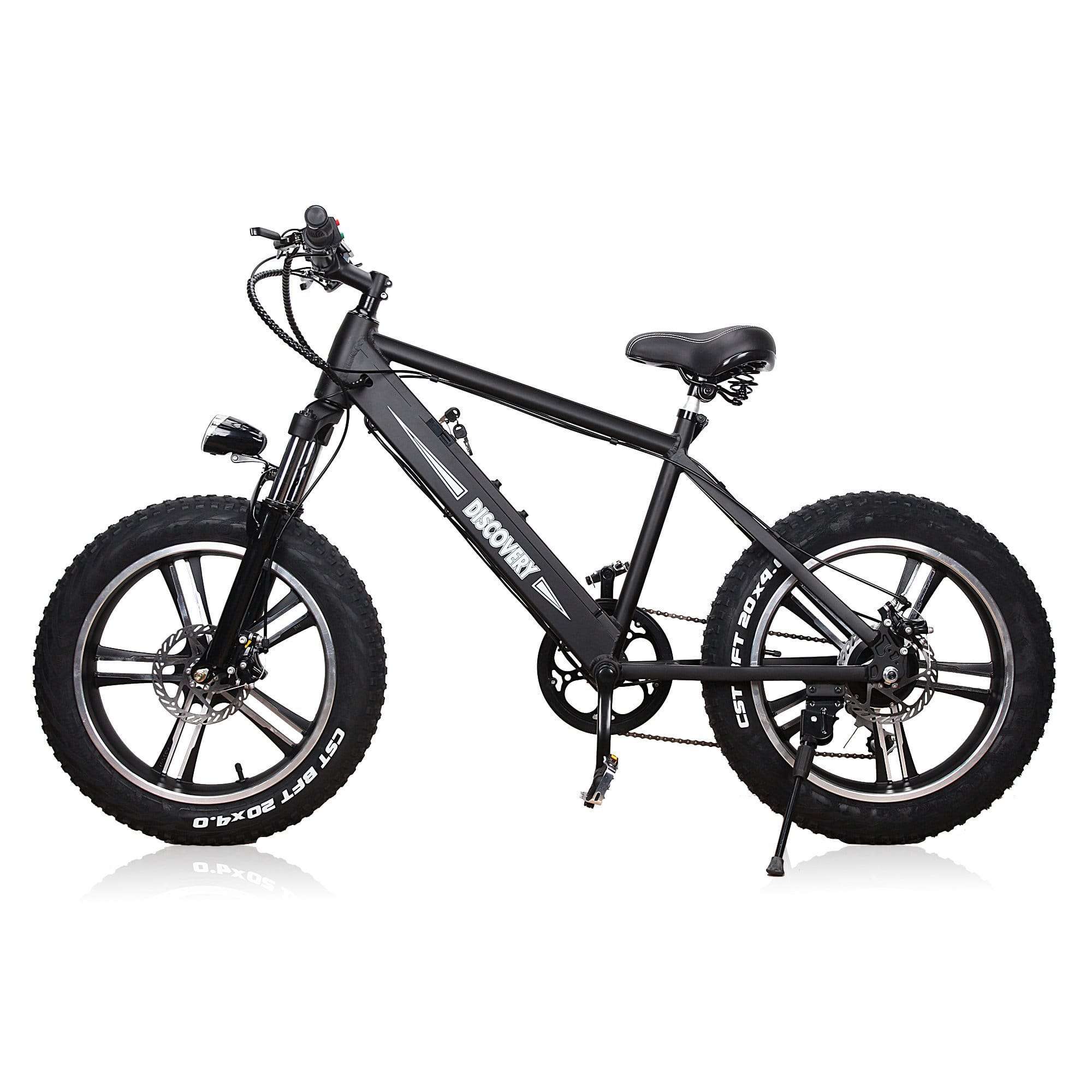 NAKTO 20 inch 300W Discovery Fat Tire Electric Bicycle 6 Speed E-Bike 48V Lithium Battery New