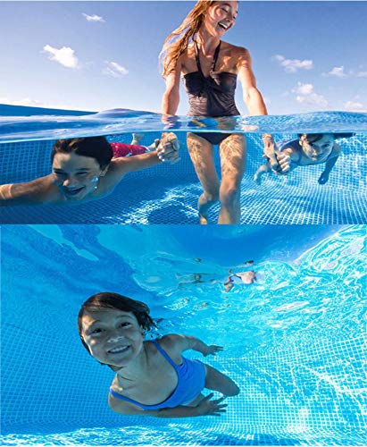 Summer Paddling Pool, Pool, Above Ground Pool, Swimming Pool, Frame Above-Ground Swimming Pool Set, Outdoor Metal Frame Round Swimming Pool with Filter Pump, Backyard Pools,366x76cm/144x30inch