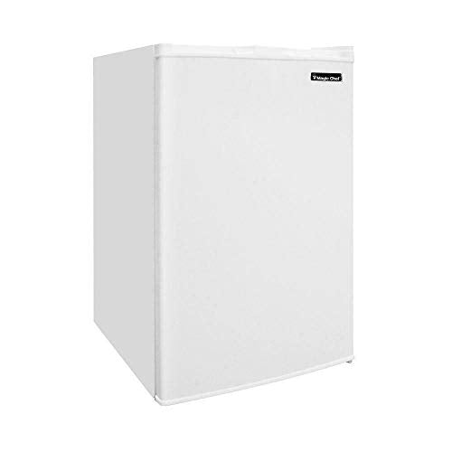 IM VERA MCUF3W2 3 Cubic Ft Deep Small Mini Adjustable Upright Freezer, White