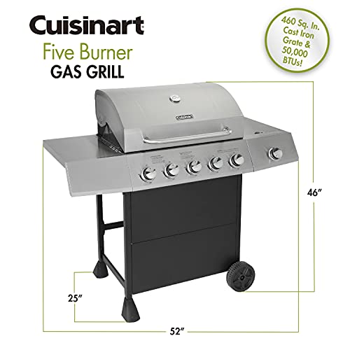 Cuisinart CGG-8500 Side Five Burner Gas Grill