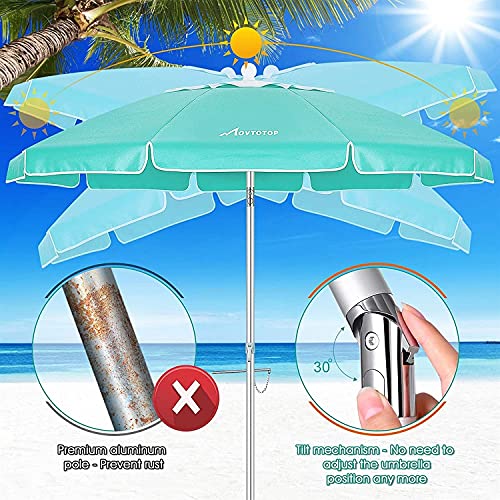 ンリアンに聞-花ラック Outside Umbrella for Patio Beach Umbrella Outdoor Sunshade Umbrella Crank Adjustable Umbrella Canopy Garden Patio Umbrella(Color:Blue)
