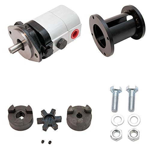 ToolTuff Log Splitter Build Kit: 28 GPM Pump, Coupler, Mount, Bolts, Heavy Duty Hydraulic! (for 1