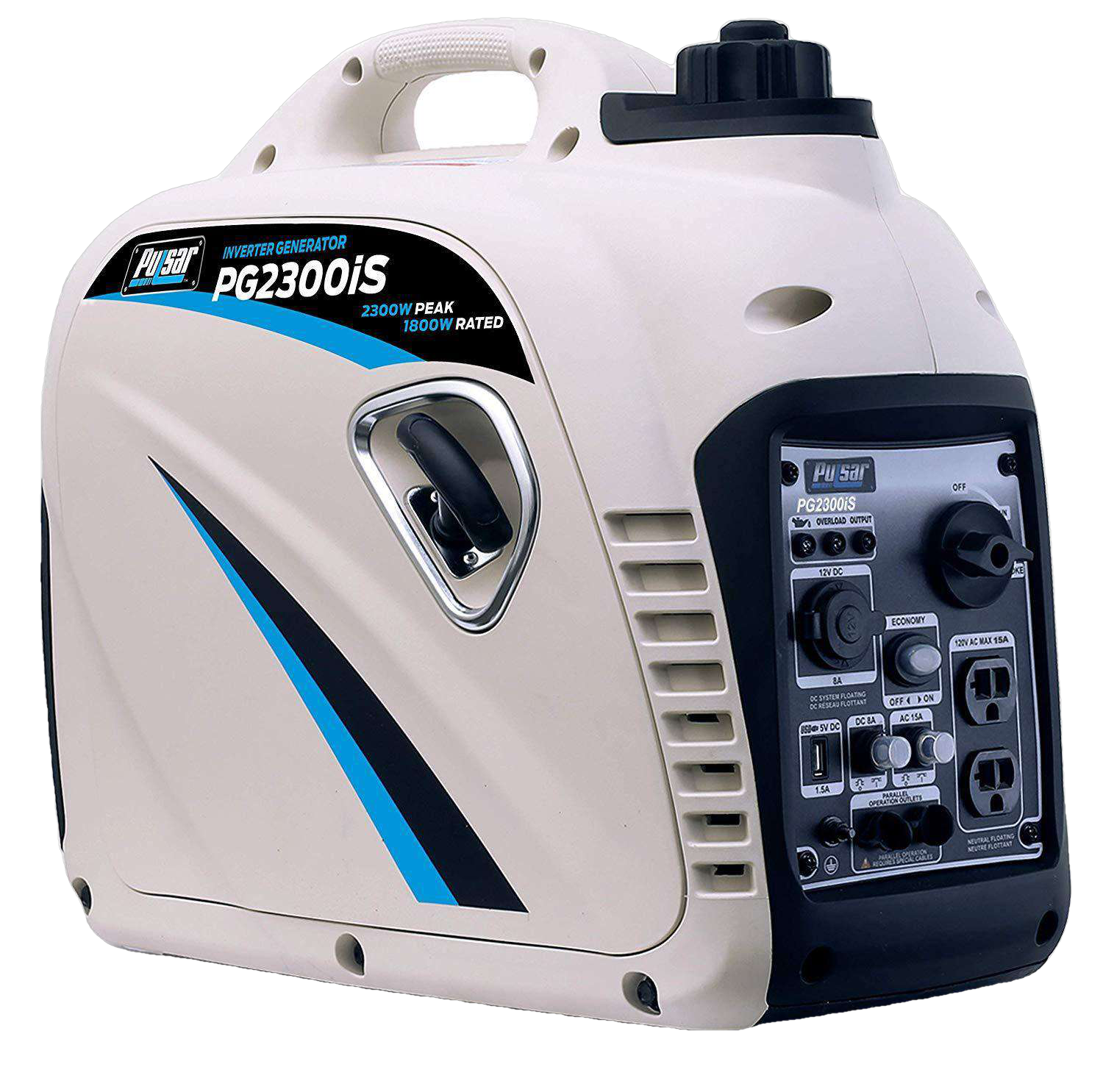 Pulsar PG2300iS 2300W/1800W Portable Parallel Ready Gas Inverter Generator New