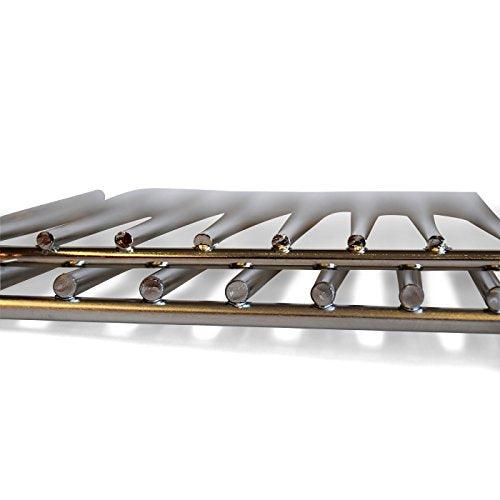 PK Grills PK Original Outdoor Charcoal Portable Grill & Smoker Combination, Silver