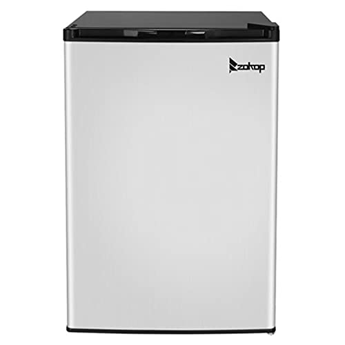 ZOKOP Upright Freezer - 3.0 Cubic Feet Compact Reversible Single Door Vertical Freezer with Adjustable Thermostat and Adjustable Horizontal Leg- Mini Freezing Machine for Office Dorm or Apartment