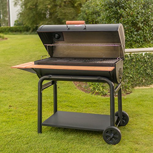 Char-Griller 2137 Outlaw 1063 Square Inch Charcoal Grill / Smoker