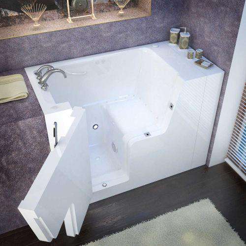 MediTub 2953WCALWA 29 x 53 Left Drain Air Jetted Walk-In ADA Bathtub White New