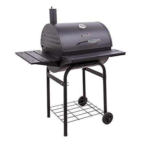 AMERICAN GOURMET 21302030 625 Charcoal Barrel Grill, Black