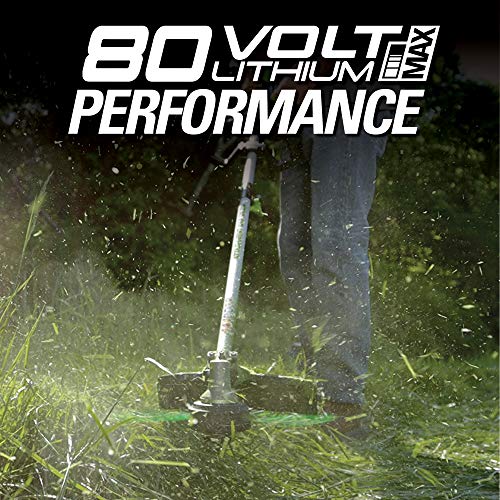 Greenworks Pro 80V 21 inch Brushless Self-Propelled Lawn Mower 4.0Ah Battery and Charger Included, MO80L410 & PRO 80V 16 inch Cordless String Trimmer (Attachment Capable), Tool Only, GST80320