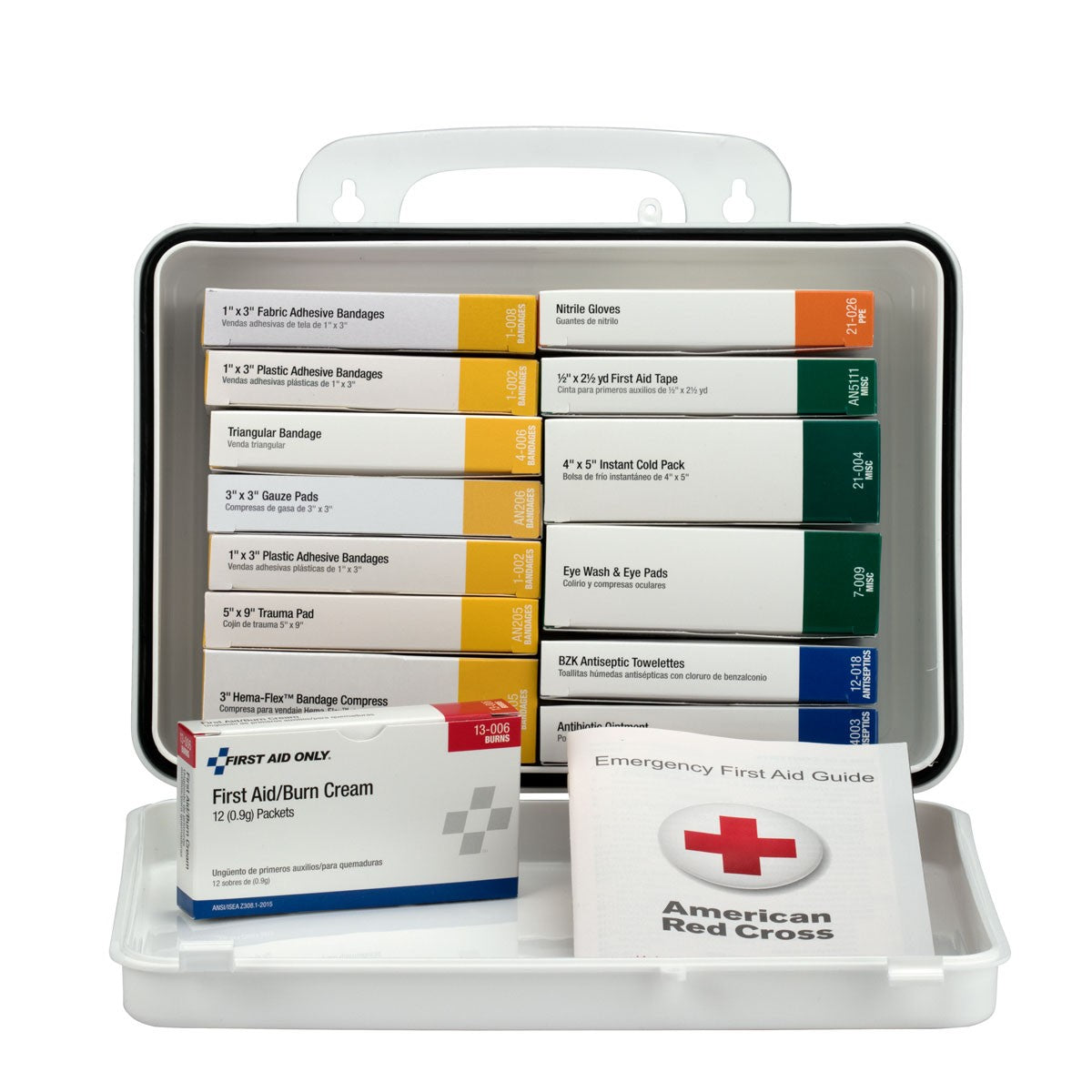 First Aid Only 16 Unit First Aid Kit, Plastic Case (5 per order)