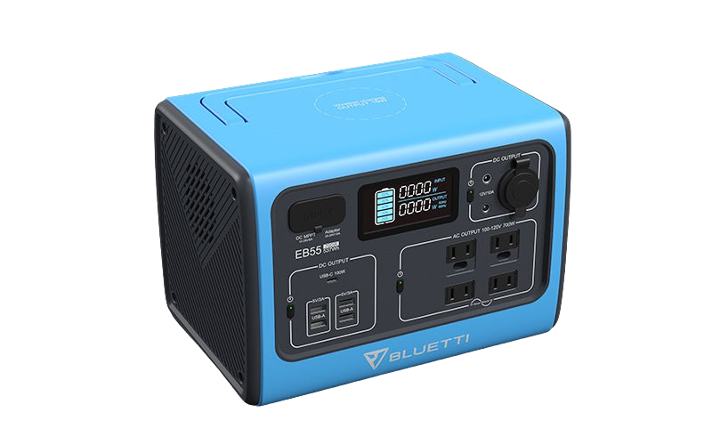 Bluetti EB55 537WH/700W Portable Power Station Solar Generator New
