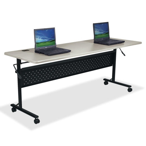 Lorell Flipper Training Table, Rectangle Top - 60