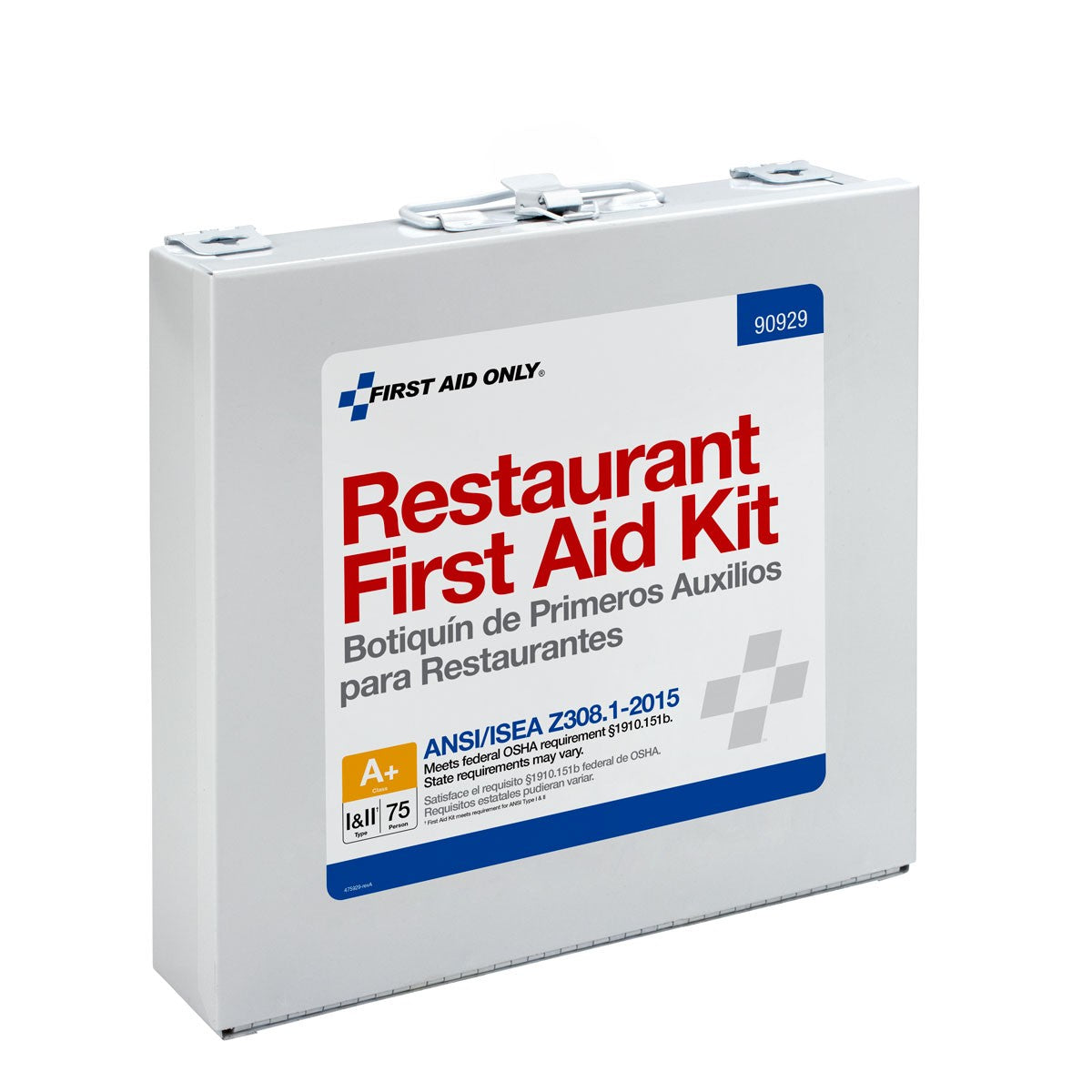 First Aid Only Restaurant and Food Processing 75 Person ANSI A+ First Aid Kit, Metal (2 per order)
