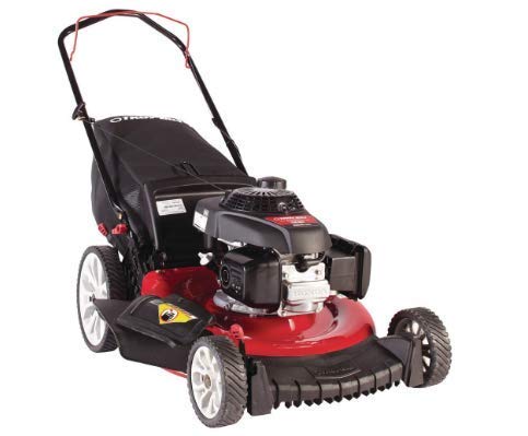Troy-Bilt TB160 21 in. 160 cc Gas Walk Behind Push Mower with High Rear Wheels and 3-in-1 Cutting Triaction Cutting System