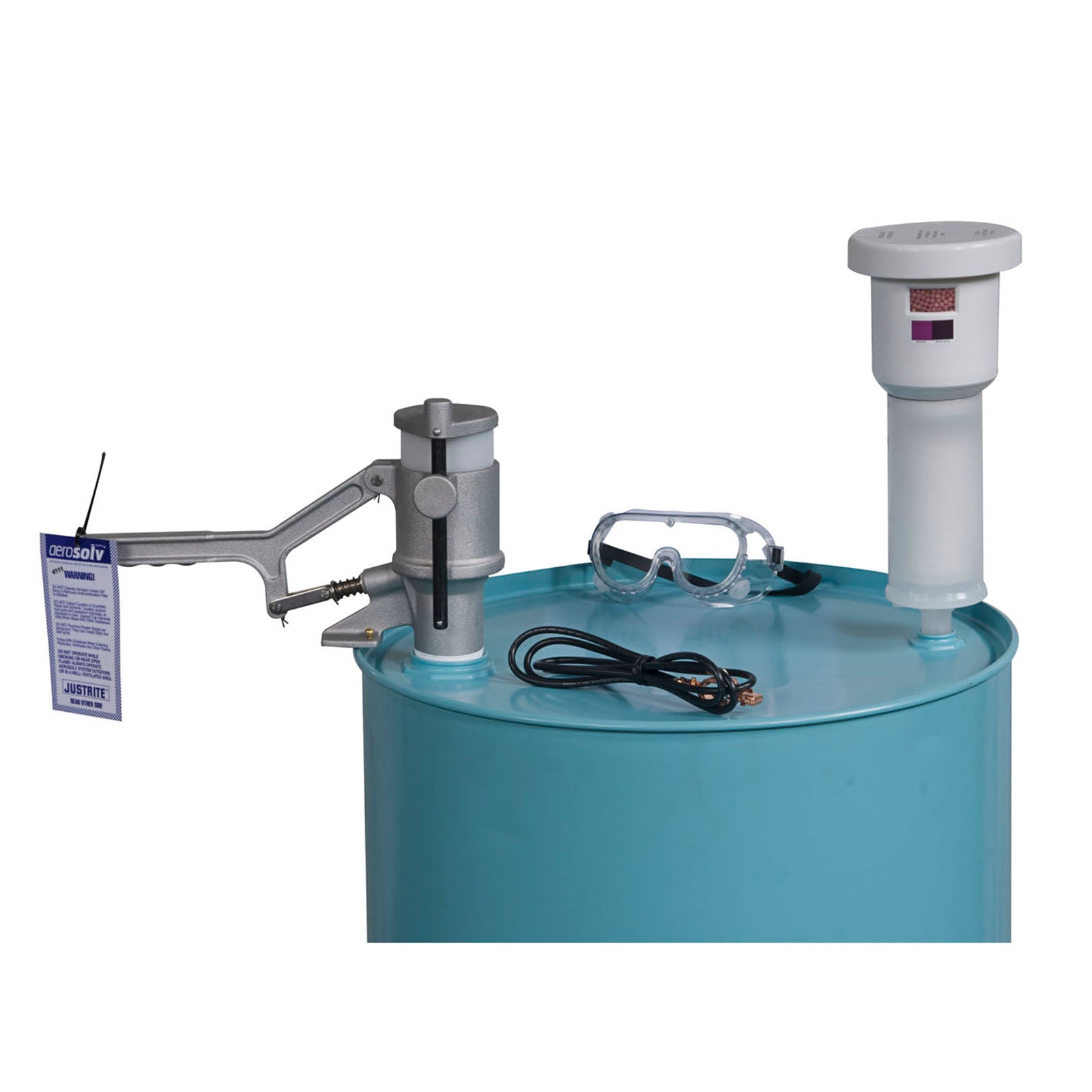 Justrite Aerosolv® Standard System for Recycling Aerosol Cans