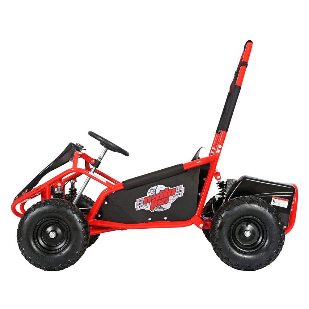 MotoTec Mud Monster Kids Electric 48v 1000w Blue Go Kart Full Suspension