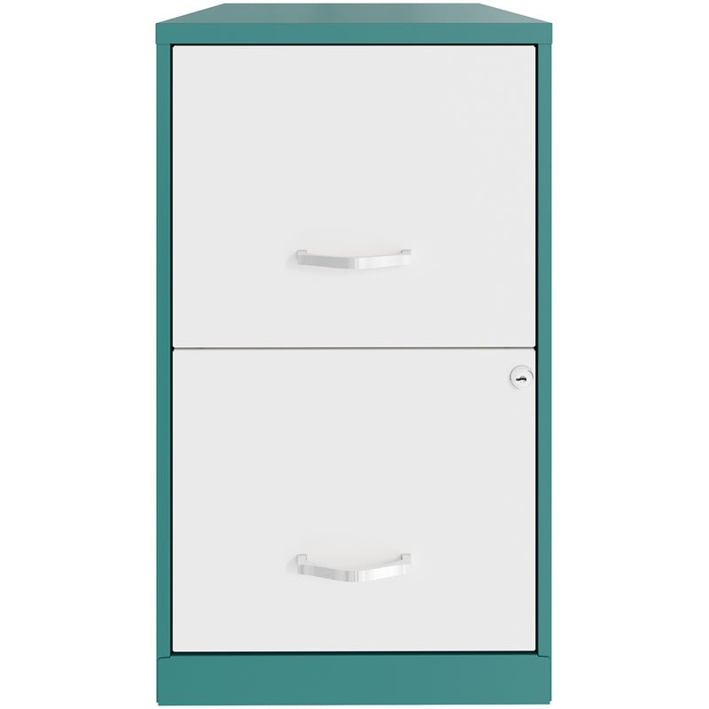 18 in 2 Drawer Metal File Cabinet