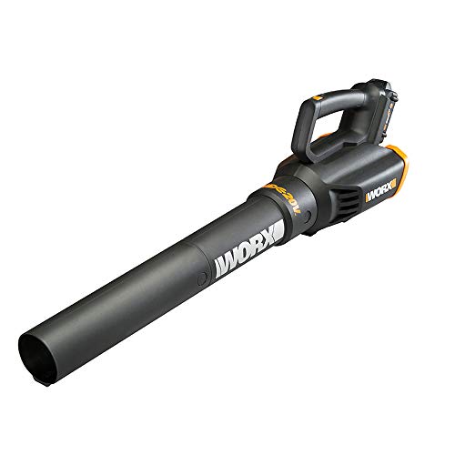WORX WG959 17-inch 40V (4.0Ah) WG744 Cordless Lawn Mower and WG547.9 Power Share Cordless Turbine Blower