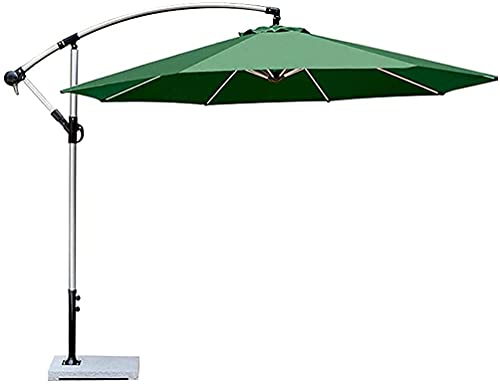 Patio Umbrella Patio Canopy Tilting Garden Parasol Umbrella 2.7M-3M, Hand Crank Aluminium Frame 360 Degrees Rotating，Large Outdoor Sun Shade with Crank Handle GCSQF210526(Color:A)