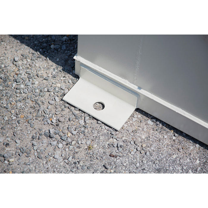 Justrite Non-Combustible Outdoor Safety Locker, 6-Drum, Explosion Relief Panels