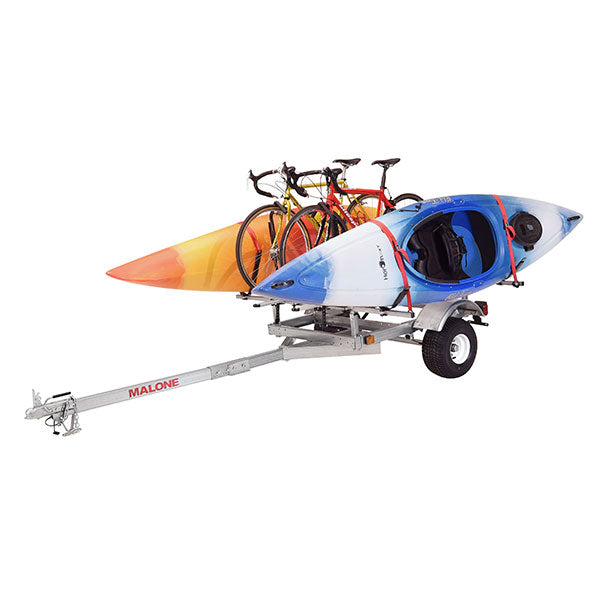 Malone LowMax 2 Kayak / 2 Bike Trailer Package