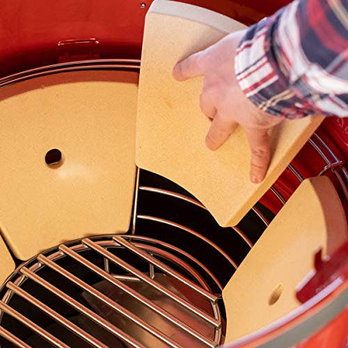 Kamado Joe KJ15040320 Kettle Joe 22 inch Charcoal Grill, Blaze Red