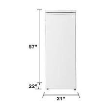 5.8 Cu. Ft. Upright Freezer - White