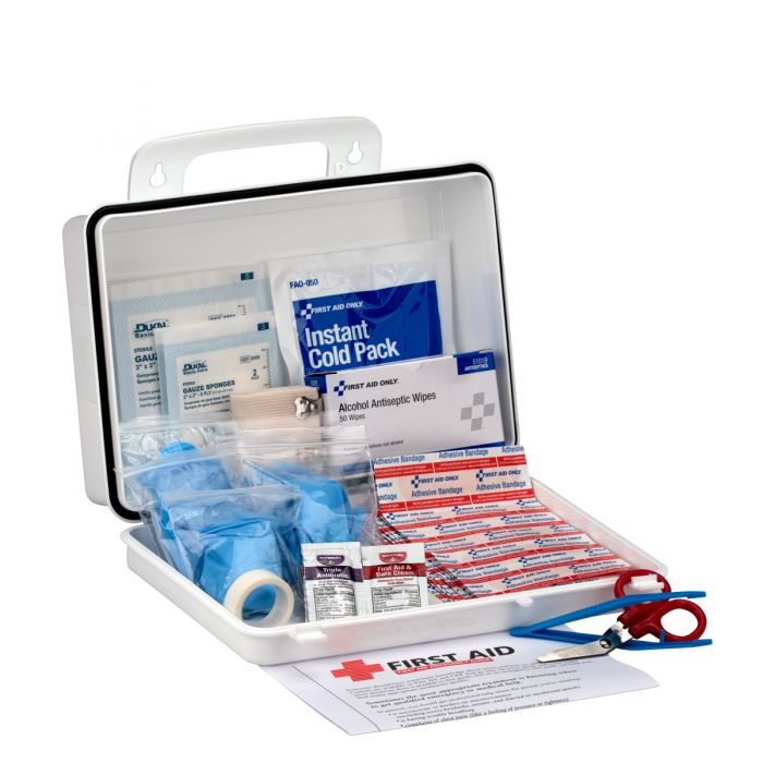 First Aid Only 25 Person Office First Aid Kit, 131 Pieces, Plastic Case (Case of 7)