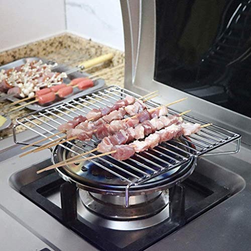 GANFANREN Kitchen Household Barbecue Stove Gas Gas Small Field Cassette Stove Barbecue Grill