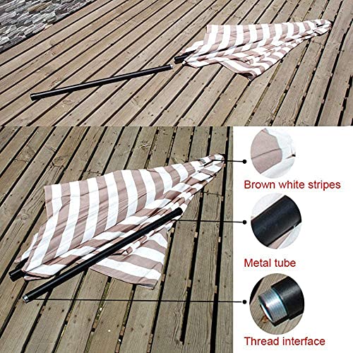 Patio Umbrella Patio Canopy Parasol 2 1.5M Garden, Rectangular Beach Umbrella Courtyard Umbrella, Metal Rod + 6 Umbrella Bones GCSQF210526