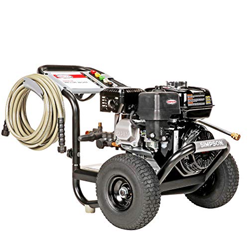 SIMPSON Cleaning PS3228 PowerShot Gas Pressure Washer Powered by Honda GX200, 3300 PSI at 2.5 GPM, Black