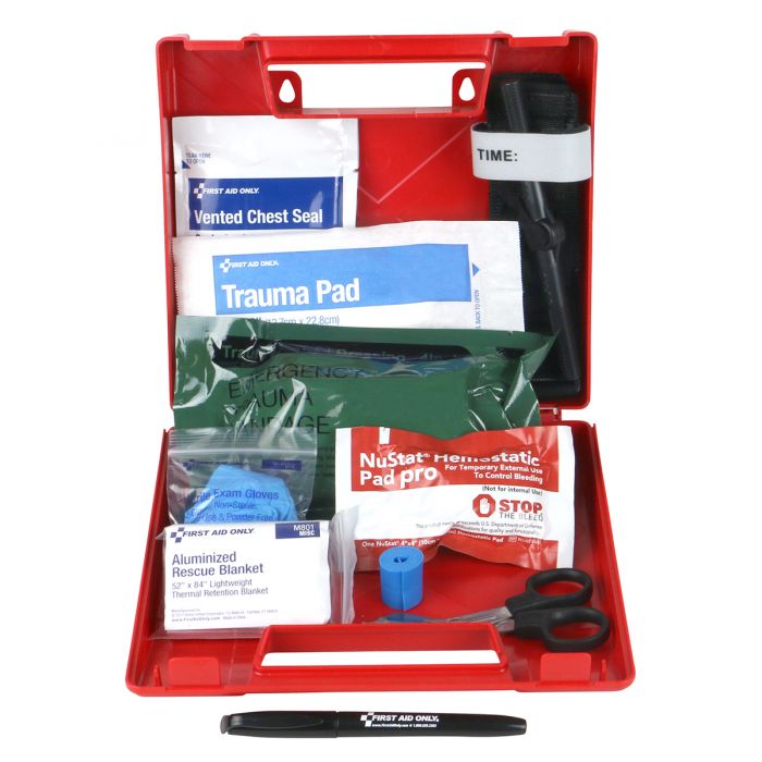 First Aid Only Bleeding Control Wall Station Deluxe Kit (Case of 2)