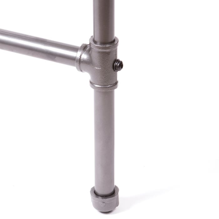 Econoco Pipeline Large Nesting Table-Dark Brown Top