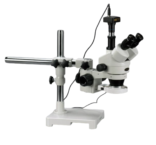 Amscope SM-3TZ-54S-10M 3.5X - 90X Trinocular LED Boom Stand Stereo Microscope Plus 10MP Camera New