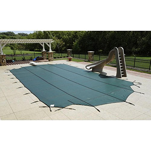 Arctic Armor Mesh Rectangular Safety Cover for 16ft x 32ft In-Ground Pools with 12-Year Warranty Color: Blue (WS330BU)