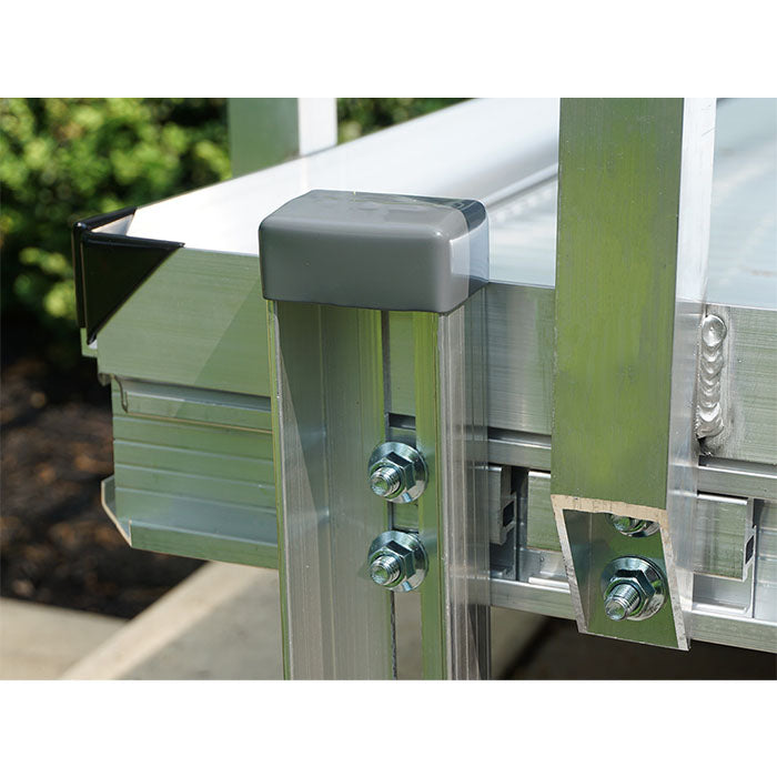 National Ramp Liberty Solid Surface Aluminum Wheelchair Ramp with Handrails