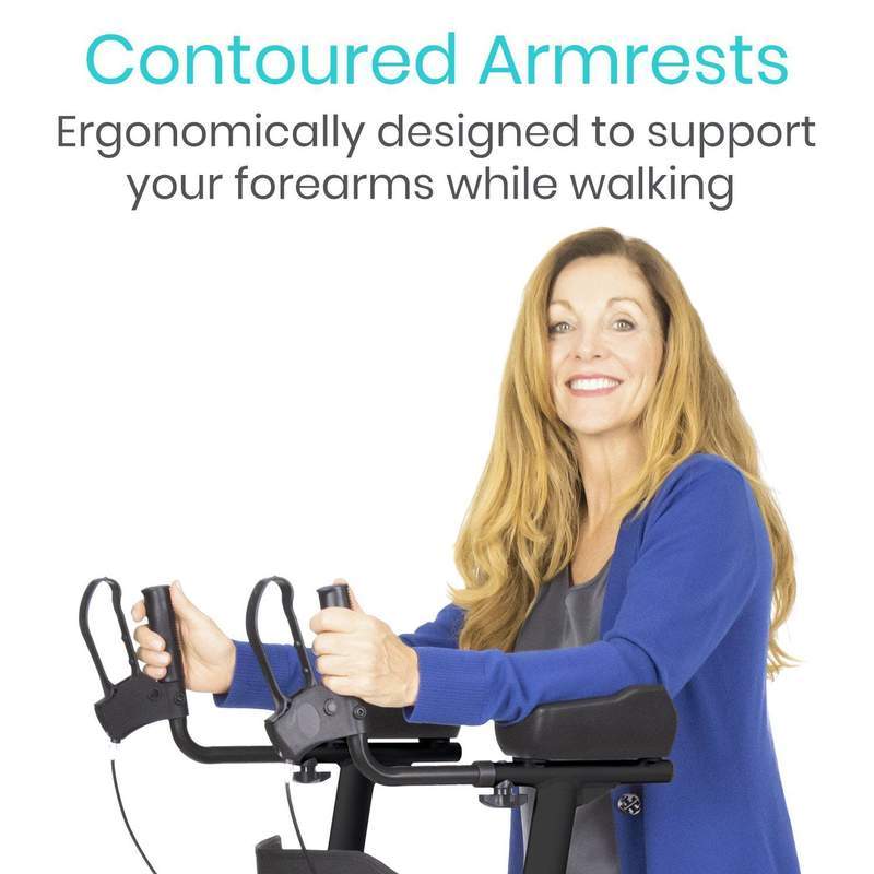 Vive Health MOB1033BLK Upright Walker Black New