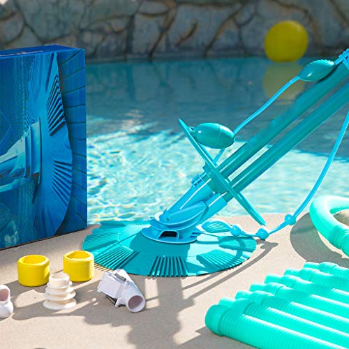 Automatic Pool Cleaner Vacuum-Generic Pool Cleaner Climb Wall Automatic Suction, Blue