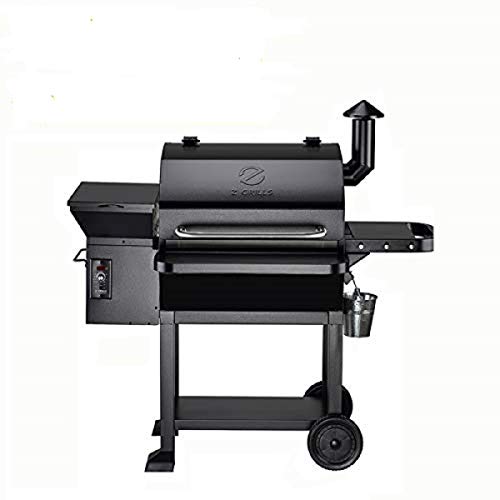 Z GRILLS 2021 Upgrade Wood Pellets Grill 1000 SQ IN 20LB Hopper 8-in-1 Outdoor Smoker Grill (ZPG-10002B) Free Cover