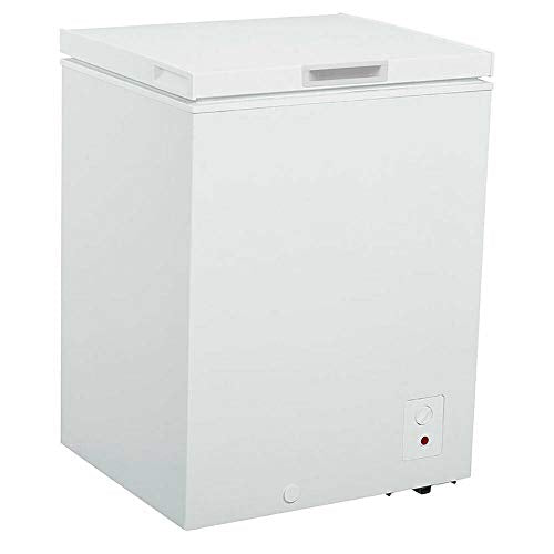 IM VERA CF500M0W-IS 5 Cubic Foot Stand Alone Upright Deep Freezer Chest, White