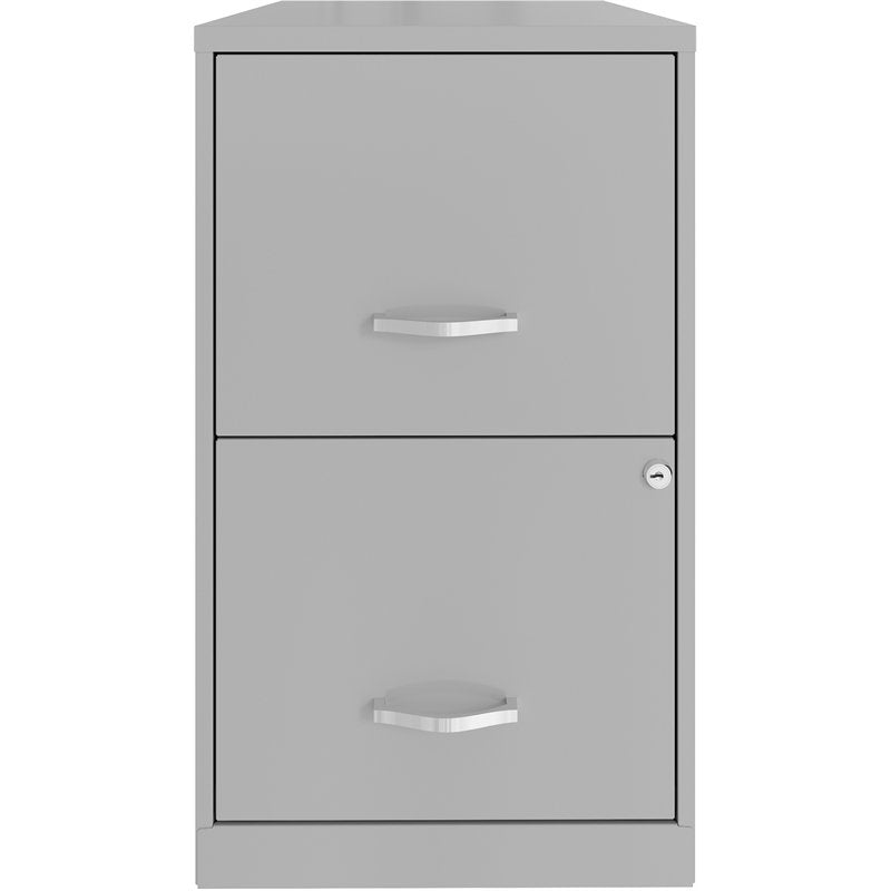 18 in 2 Drawer Metal File Cabinet