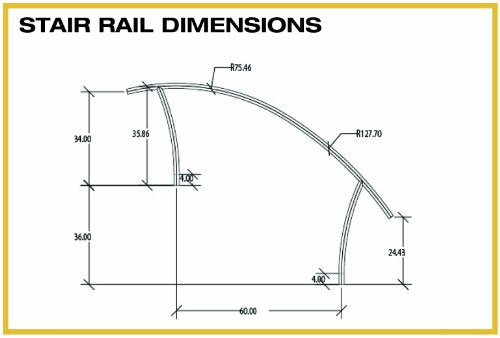 S.R.Smith ART-1002 Artisan Series Pool Stair Rail
