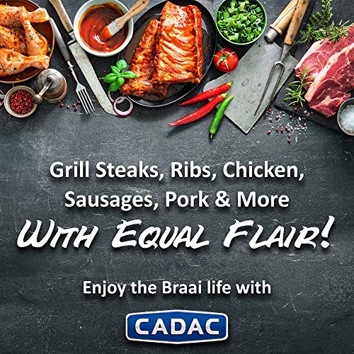 Cadac 98251-41G01-US Stainless 98251-41G01 Entertainer 4 Propane Gas BBQ Grill, Steel, 4 Burner