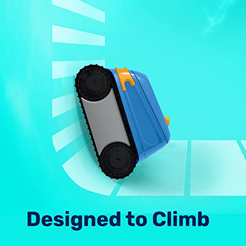 Aqua Products EVO502 Evo 502 Automatic Robotic Cleaner, Floor to Waterline with EZ-Clean Basket Front Brushes and 50ft Cable for In Ground Pools, Multicolor