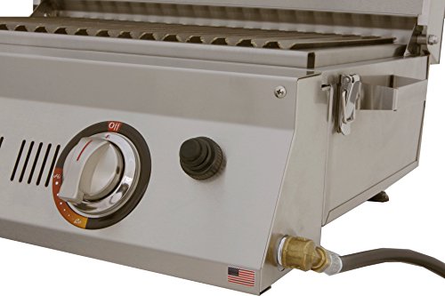 Solaire SOL-AA23A-LP AllAbout Double Burner Infrared Gas Grill, Stainless Steel