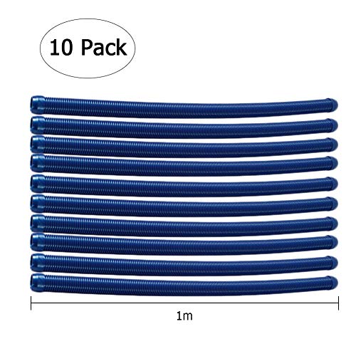 【𝐒𝐩𝐫𝐢𝐧𝐠 𝐒𝐚𝐥𝐞 𝐆𝐢𝐟𝐭】 Automatic Swimming Pool Cleaner, Auto Swimming Pool Cleaner with 10pcs Durable Hose Blue - Complete Set