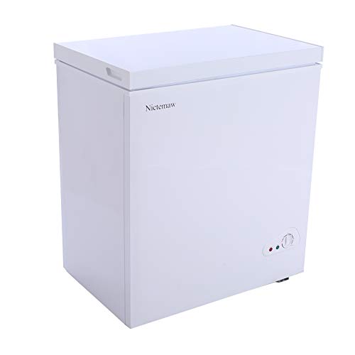 Nictemaw Chest Freezer,5.3 Cu.Ft Large Capacity Chest Freezer