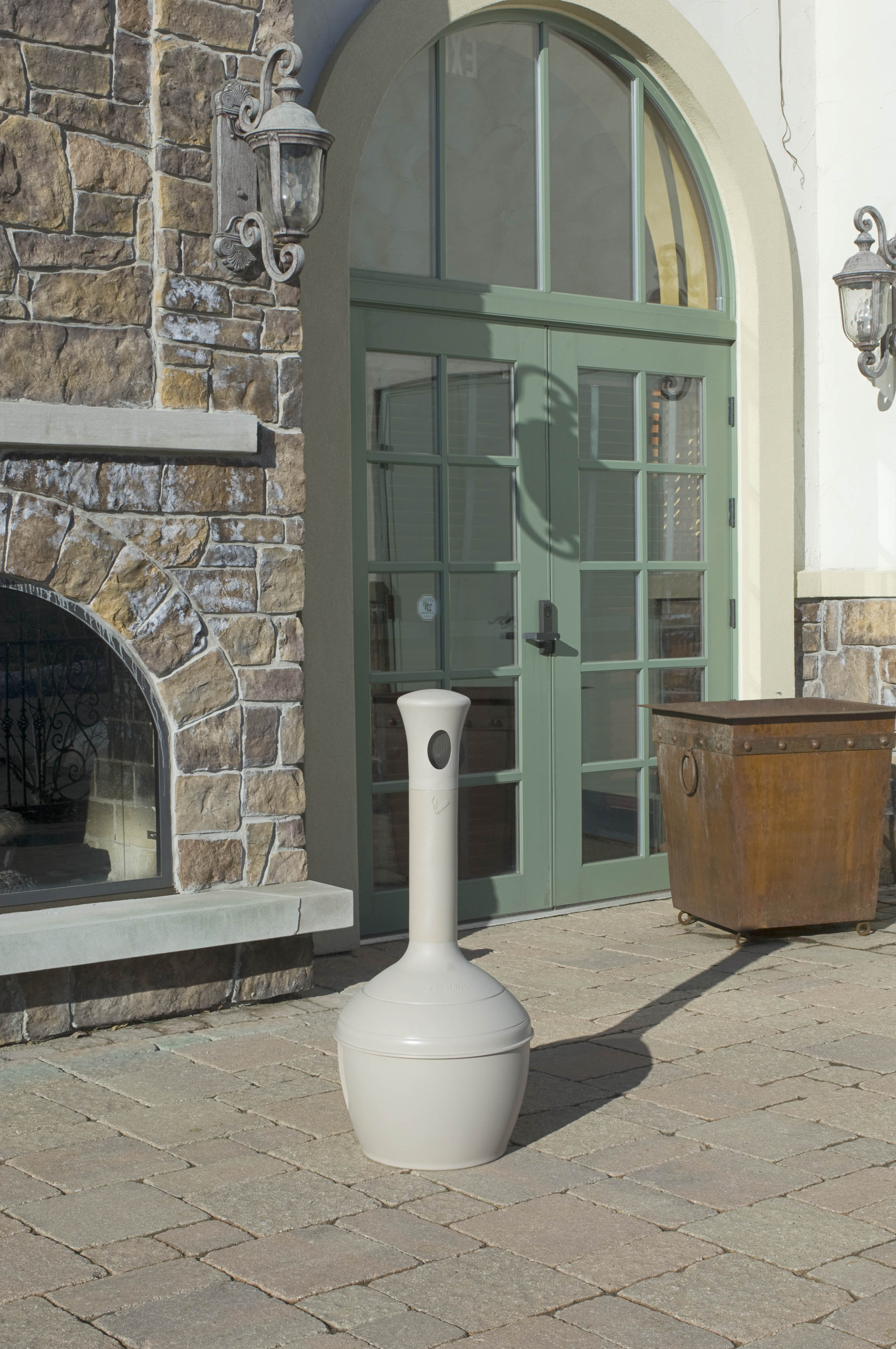 Justrite Elite™ Smoker’s Cease-Fire® Cigarette Butt Receptacle