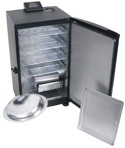 Masterbuilt 20070910 30-Inch Black Electric Digital Smoker, Top Controller